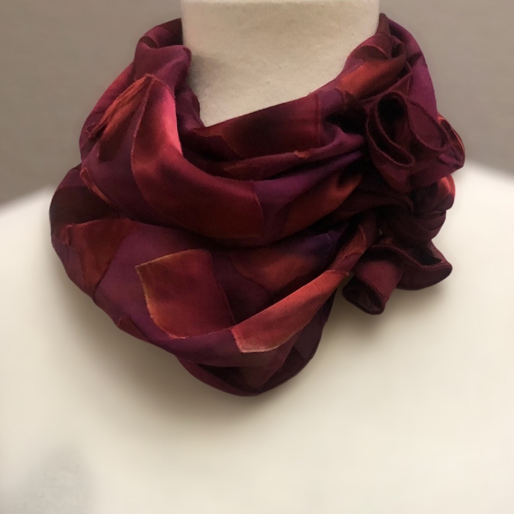 Womens Fashion Scarf Semi Sheer Light Weight